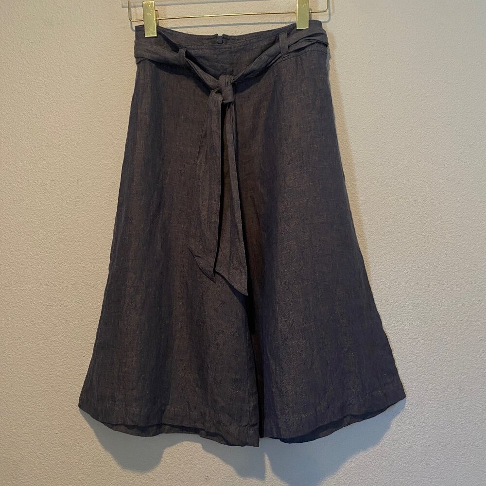Y2K Hawk Javovich‎ Wide Leg Linen Culotte Pants Size 3